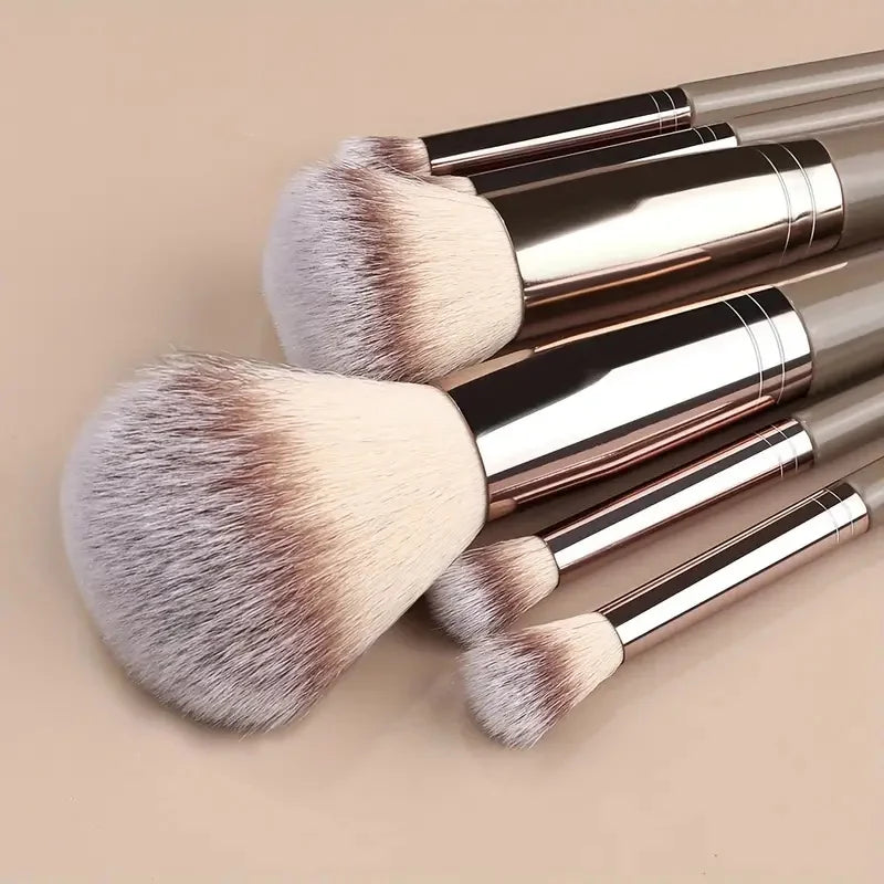 Vellorabags™ 3-20Pcs Premium Makeup Brushes Set Soft Fluffy Beauty Cosmetic Foundation Makeup Brush Eyeshadow Blush Kabuki Make Up Tools