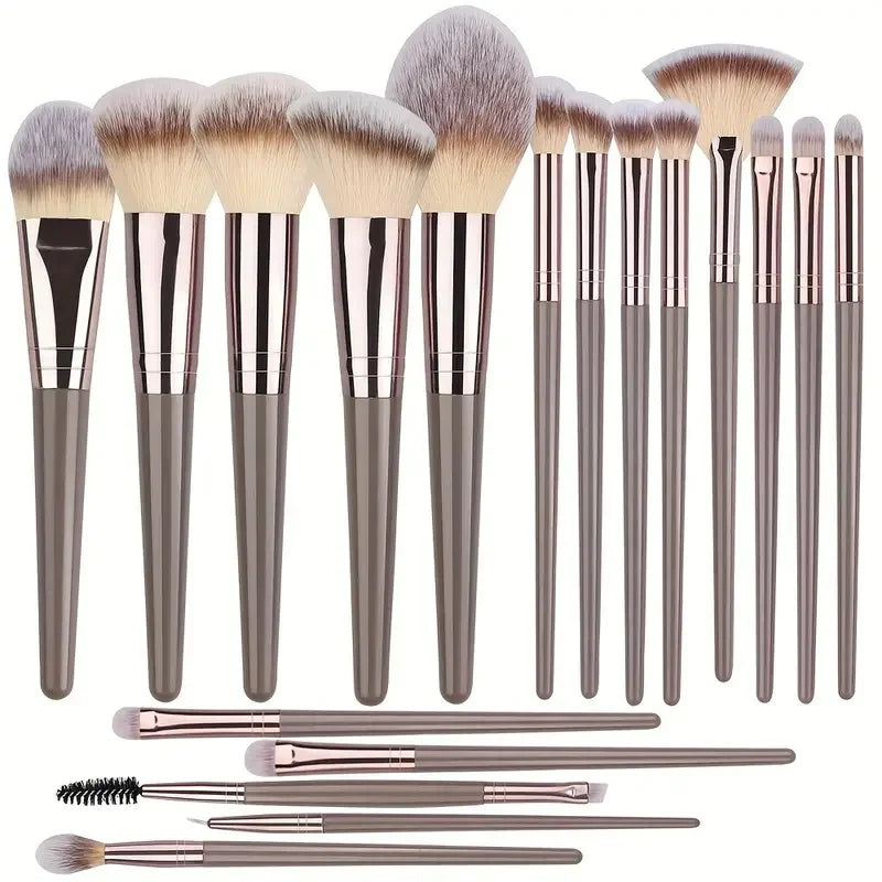 Vellorabags™ 3-20Pcs Premium Makeup Brushes Set Soft Fluffy Beauty Cosmetic Foundation Makeup Brush Eyeshadow Blush Kabuki Make Up Tools