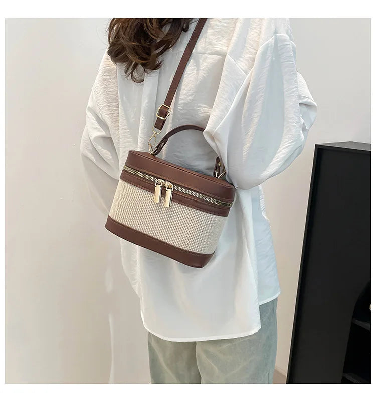 Vellorabags™ Fashion Round Bucket Bags For Women's  Casual Ladies Handbags