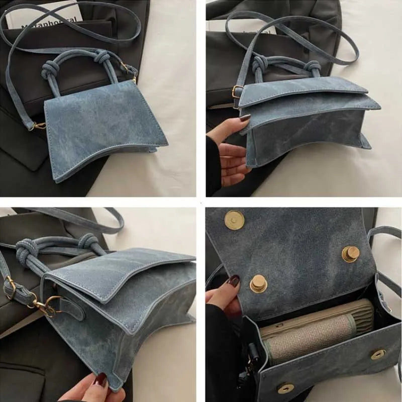 Vellorabags™ Women's Shoulder Bag Pure Color Trendy Crossbody Bag Simple Casual Diagonal Bag Small Square Bags for Autumn bolsos