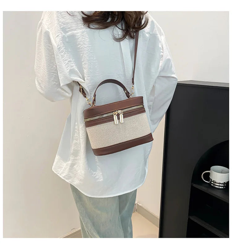 Vellorabags™ Fashion Round Bucket Bags For Women's  Casual Ladies Handbags