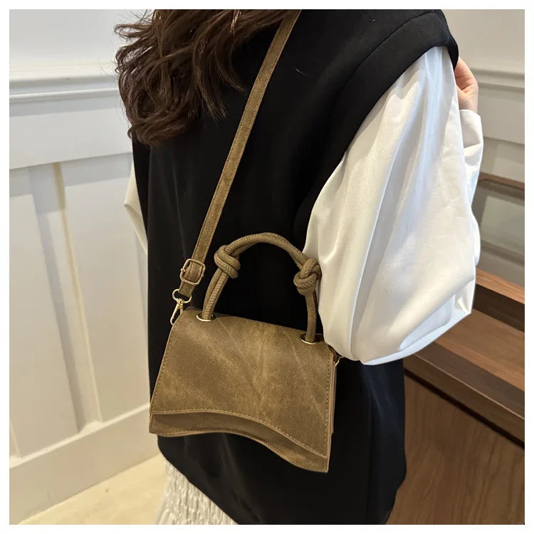 Vellorabags™ Women's Shoulder Bag Pure Color Trendy Crossbody Bag Simple Casual Diagonal Bag Small Square Bags for Autumn bolsos