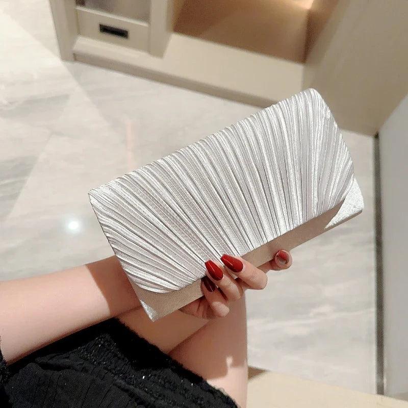 Vellorabags™ Luxury Satin Evening Clutch Bag