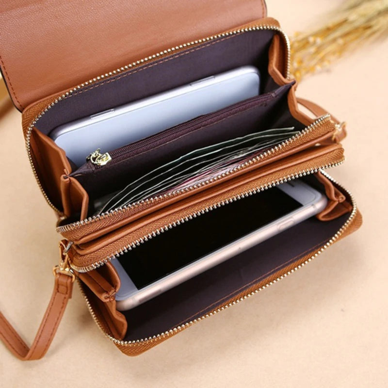 Vellorabags™ Women's Wallet Korean Handbag Multi Card Large Capacity Casual Shoulder Bag Mobile Phone Packet Fashion New Style