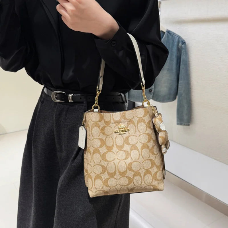 Vellorabags™ Fashionable style, elegant and luxurious handbag in the shape of a bucket, versatile and suitable for all occasions, single-shou