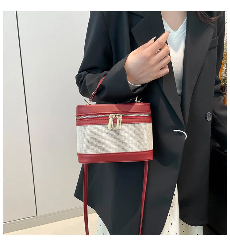 Vellorabags™ Fashion Round Bucket Bags For Women's  Casual Ladies Handbags