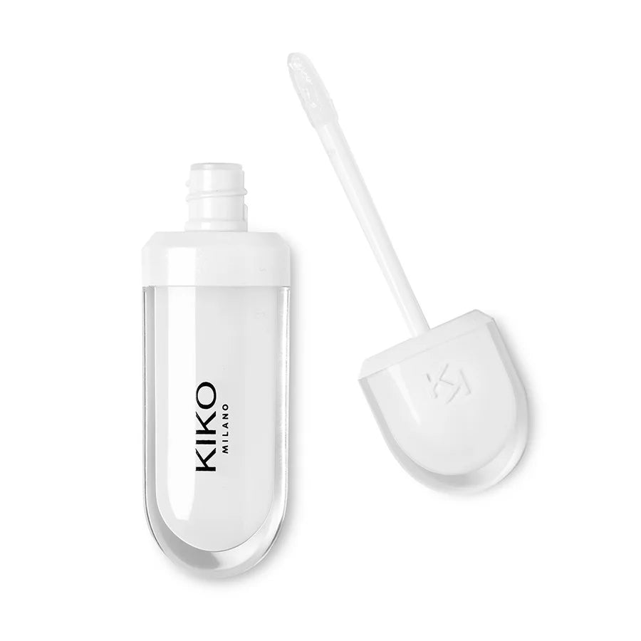 Vellorabags™ Original Kiko 3D Mirror Lip Glaze Waterproof Non Fading and Non Stick Cup Gentle Bean Paste Color Fine Shiny Point Charm Red