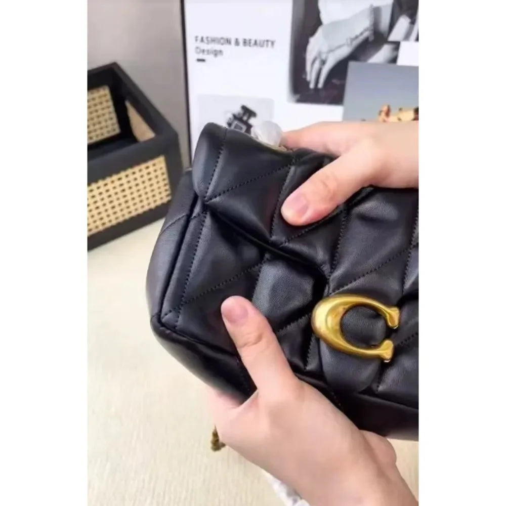 Vellorabags™ High-Quality Diamond Pattern Chain Bag, Single Shoulder Messenger Bag, Small Square Bag Spring and Summer Bag