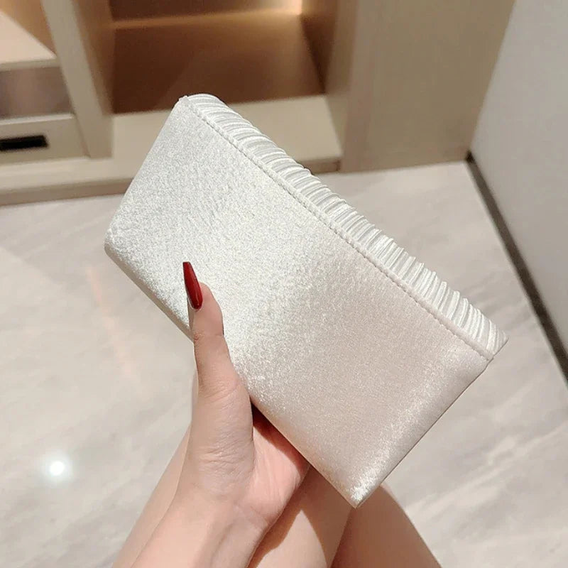Vellorabags™ Luxury Satin Evening Clutch Bag