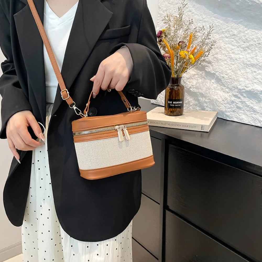 Vellorabags™ Fashion Round Bucket Bags For Women's  Casual Ladies Handbags