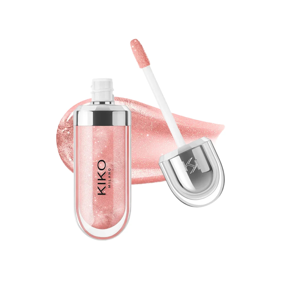Vellorabags™ Original Kiko 3D Mirror Lip Glaze Waterproof Non Fading and Non Stick Cup Gentle Bean Paste Color Fine Shiny Point Charm Red