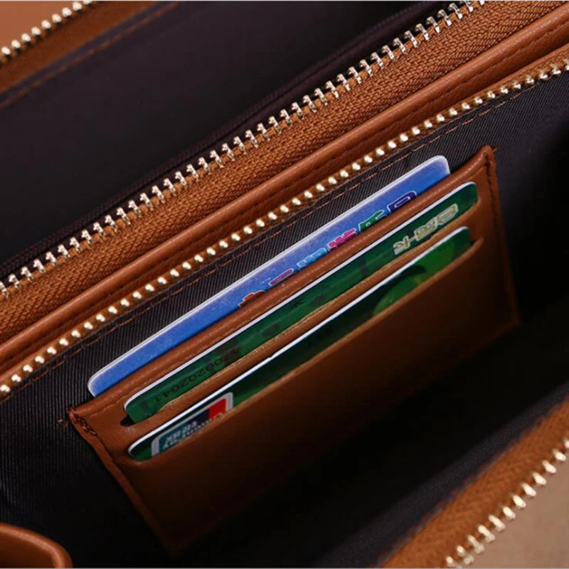 Vellorabags™ Women's Wallet Korean Handbag Multi Card Large Capacity Casual Shoulder Bag Mobile Phone Packet Fashion New Style