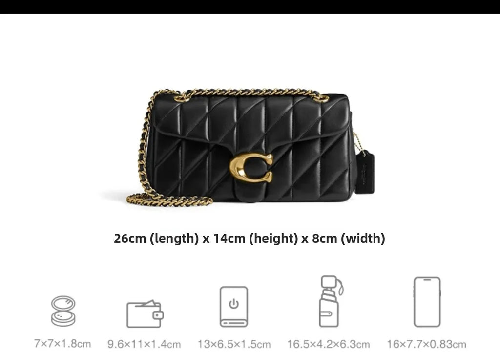 Vellorabags™ High-Quality Diamond Pattern Chain Bag, Single Shoulder Messenger Bag, Small Square Bag Spring and Summer Bag