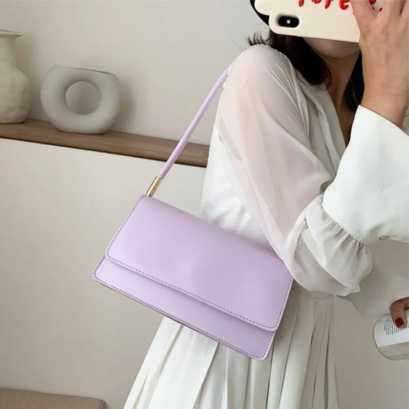 Vellorabags™ Luxury Brand Women Handbag and Purses Solid Color