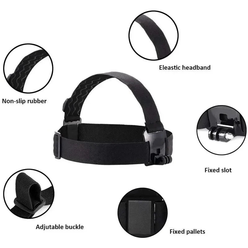 Vellorabags™ Mobile Phone Head Chest Strap Harness Mount Holder Kit