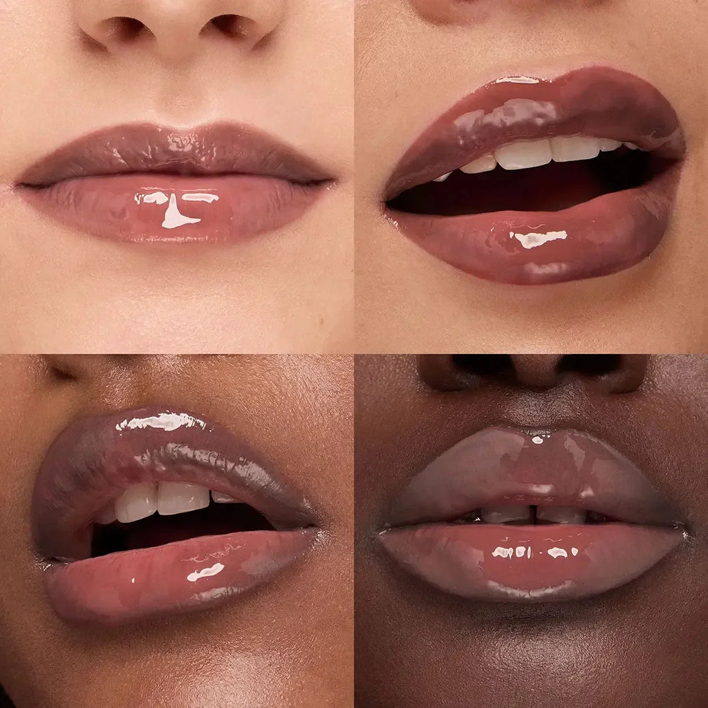 Vellorabags™ Original Kiko 3D Mirror Lip Glaze Waterproof Non Fading and Non Stick Cup Gentle Bean Paste Color Fine Shiny Point Charm Red