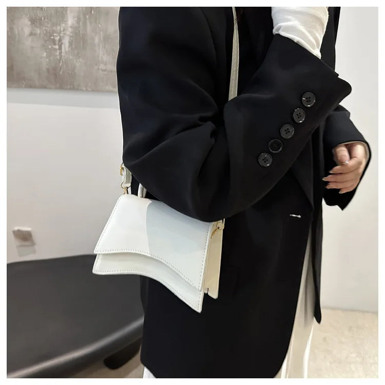 Vellorabags™ Women's Shoulder Bag Pure Color Trendy Crossbody Bag Simple Casual Diagonal Bag Small Square Bags for Autumn bolsos