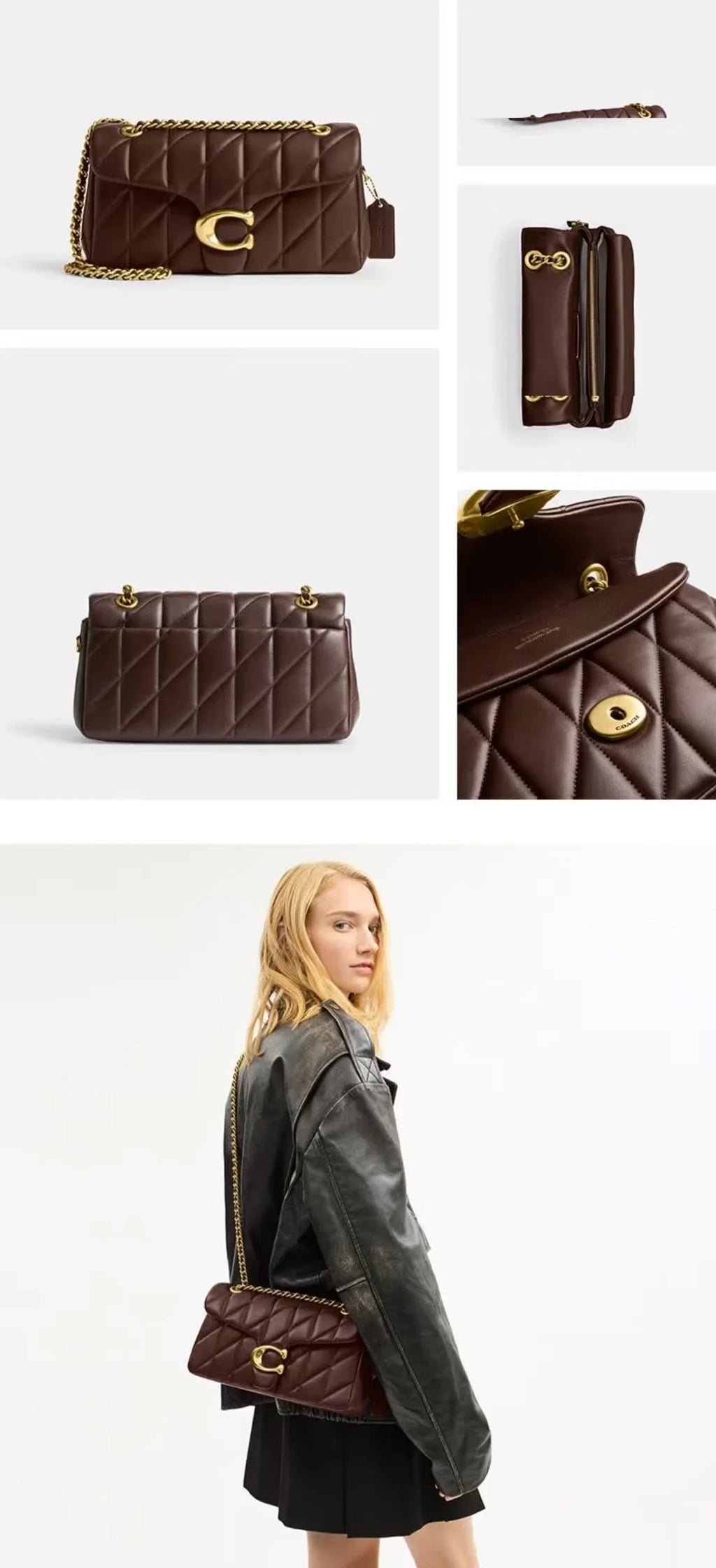 Vellorabags™ High-Quality Diamond Pattern Chain Bag, Single Shoulder Messenger Bag, Small Square Bag Spring and Summer Bag