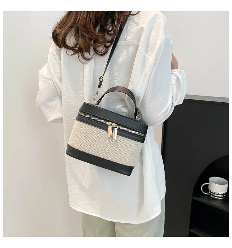 Vellorabags™ Fashion Round Bucket Bags For Women's  Casual Ladies Handbags