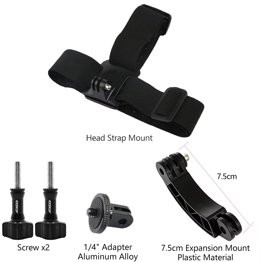 Vellorabags™ Mobile Phone Head Chest Strap Harness Mount Holder Kit