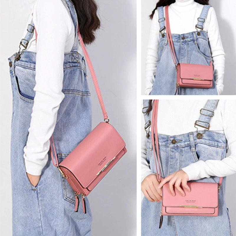 Vellorabags™ Women's Wallet Korean Handbag Multi Card Large Capacity Casual Shoulder Bag Mobile Phone Packet Fashion New Style