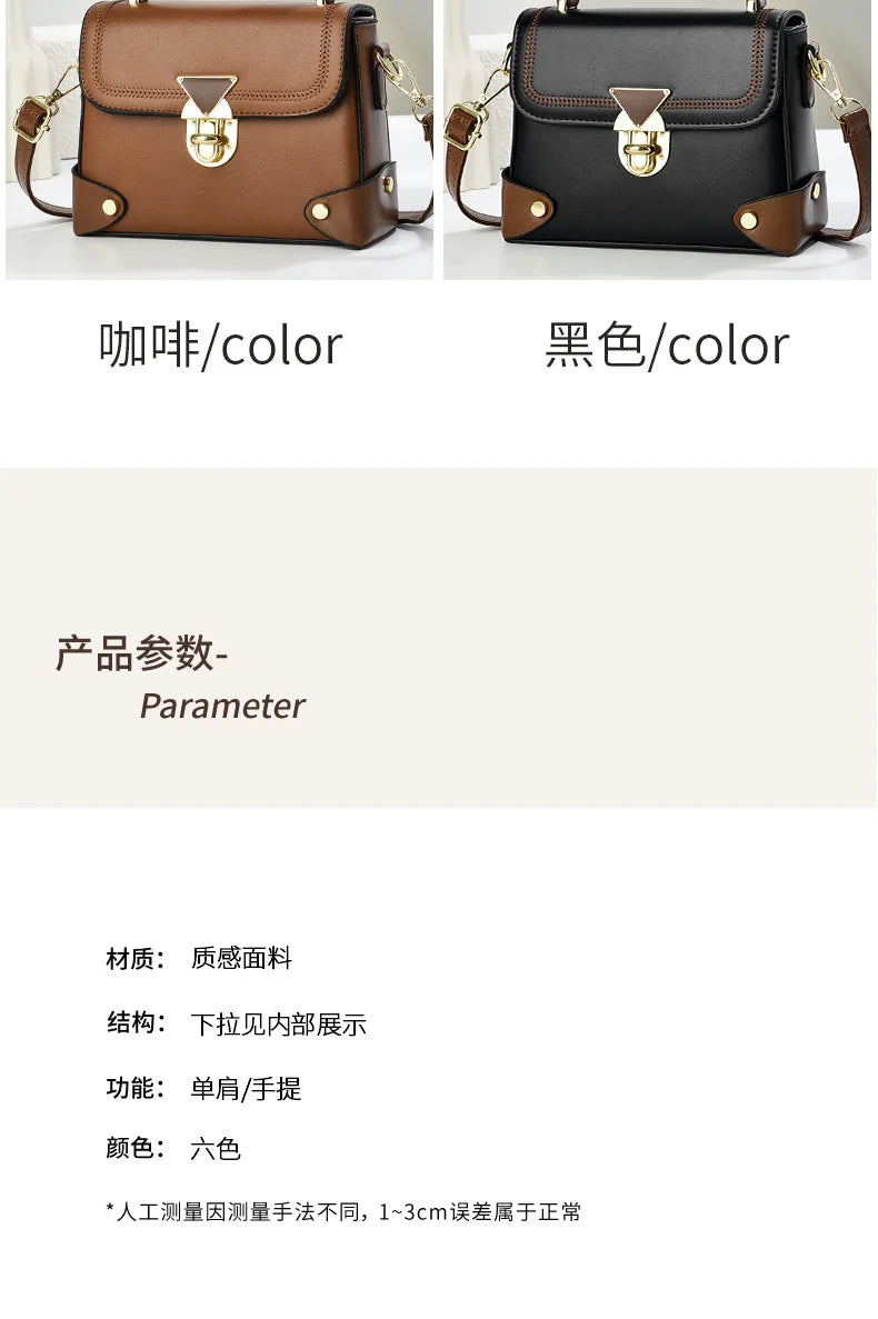 Vellorabags™ White/Brown Handbag for Women