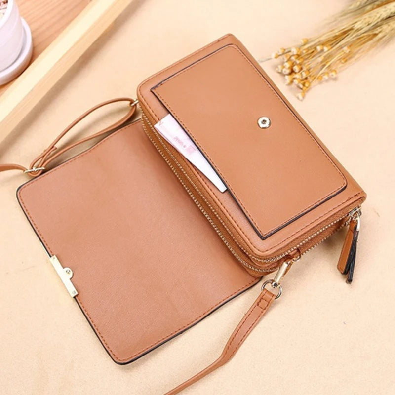 Vellorabags™ Women's Wallet Korean Handbag Multi Card Large Capacity Casual Shoulder Bag Mobile Phone Packet Fashion New Style