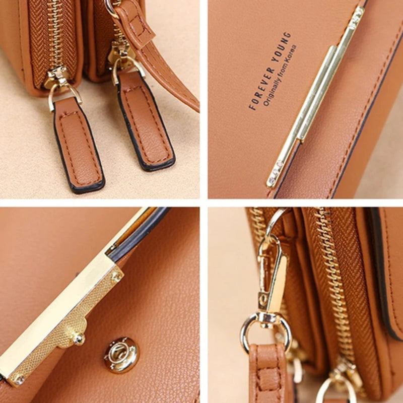 Vellorabags™ Women's Wallet Korean Handbag Multi Card Large Capacity Casual Shoulder Bag Mobile Phone Packet Fashion New Style
