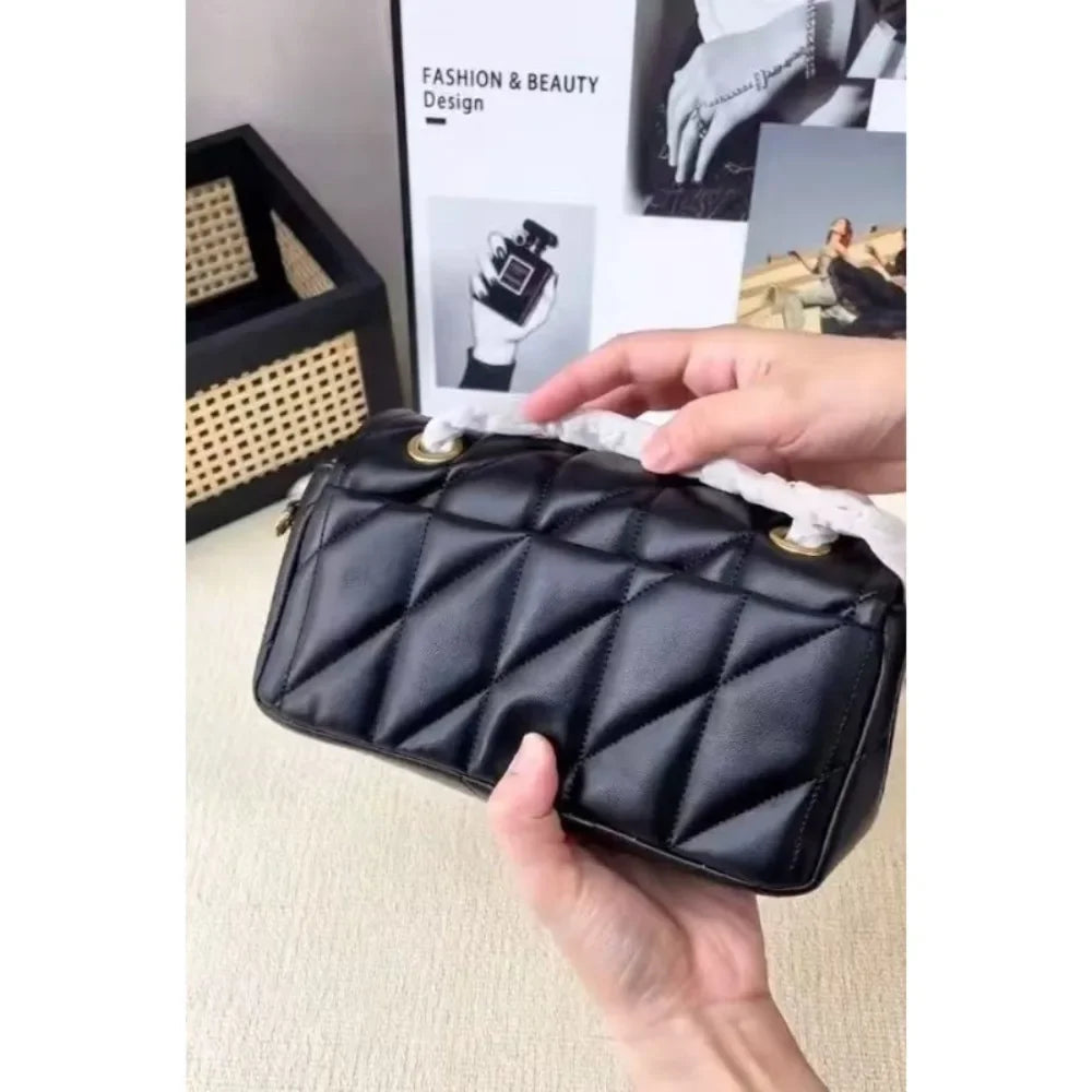 Vellorabags™ High-Quality Diamond Pattern Chain Bag, Single Shoulder Messenger Bag, Small Square Bag Spring and Summer Bag