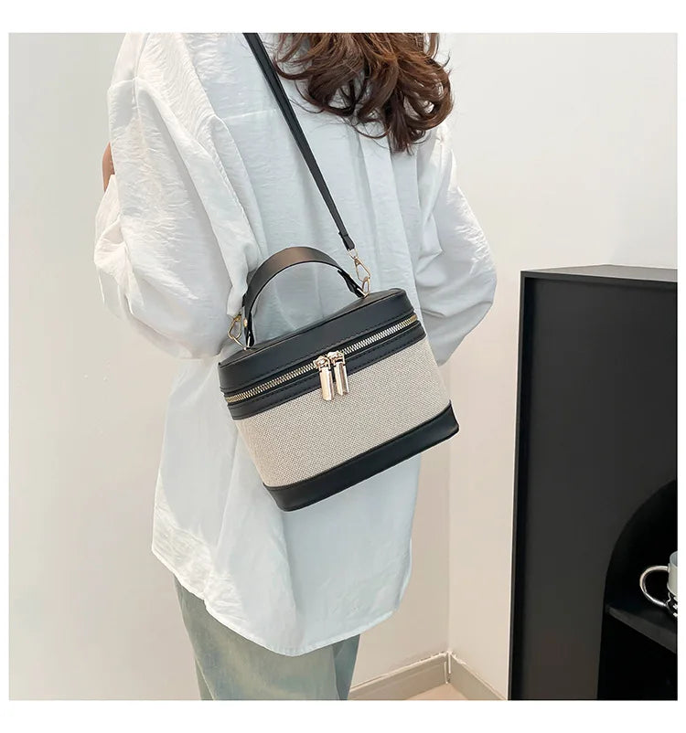 Vellorabags™ Fashion Round Bucket Bags For Women's  Casual Ladies Handbags